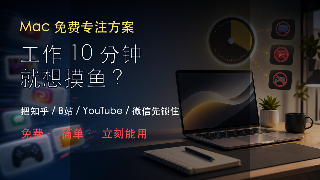 Mac 免费专注方案封面
